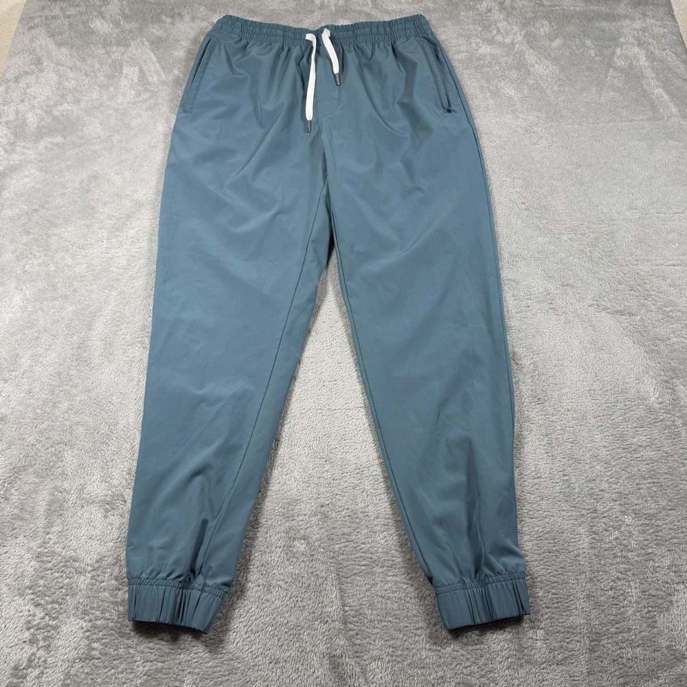 COVE Jogger Pants Mens XL Teal 29" Inseam Gym Athleisure Recycled Poly Spandex